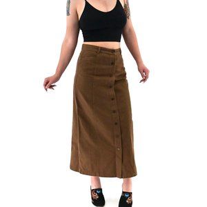 TOMMY HILFIGER Vintage Denim Maxi Skirt #BS11